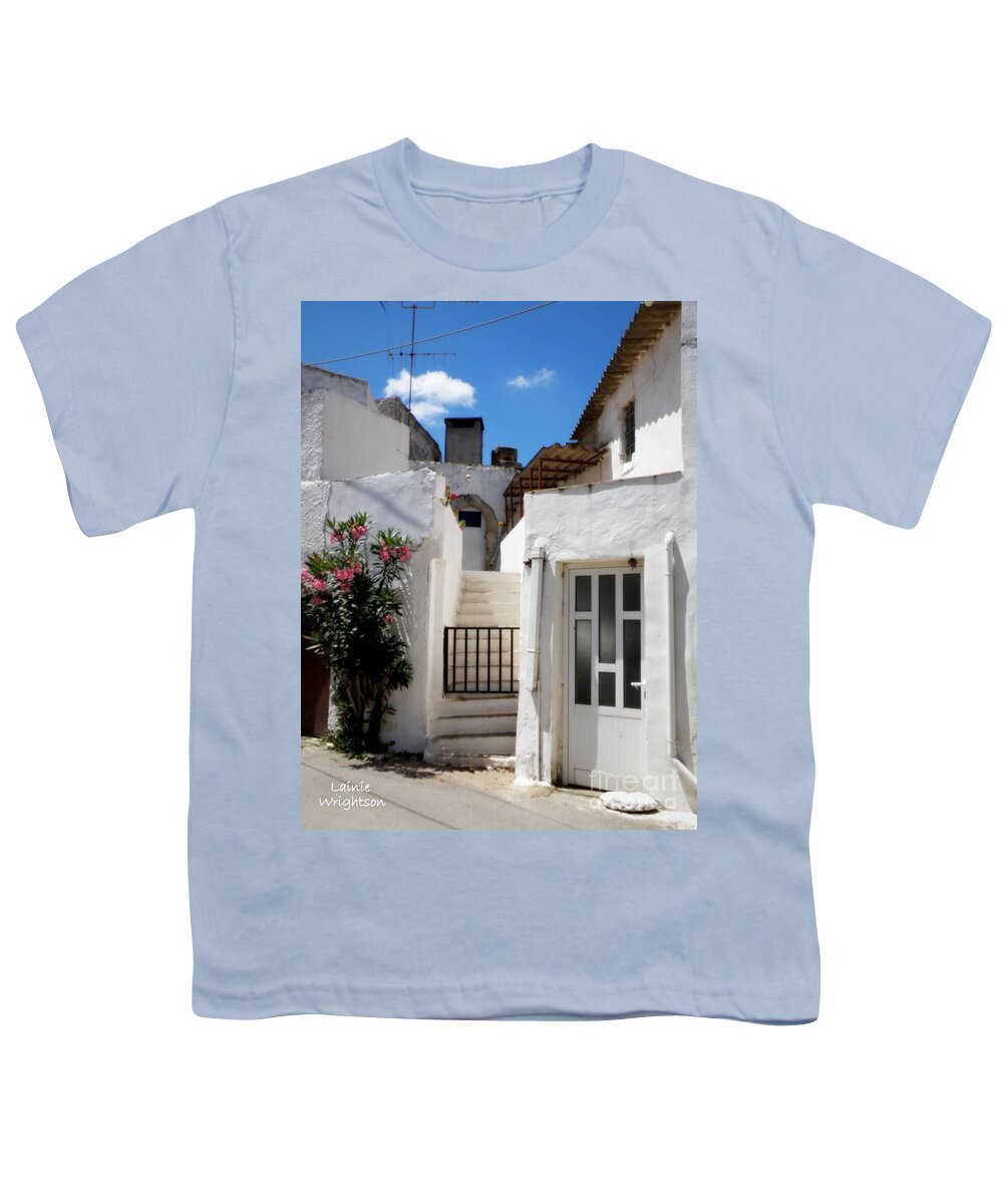 White Youth T-Shirt featuring the photograph All White by Lainie Wrightson