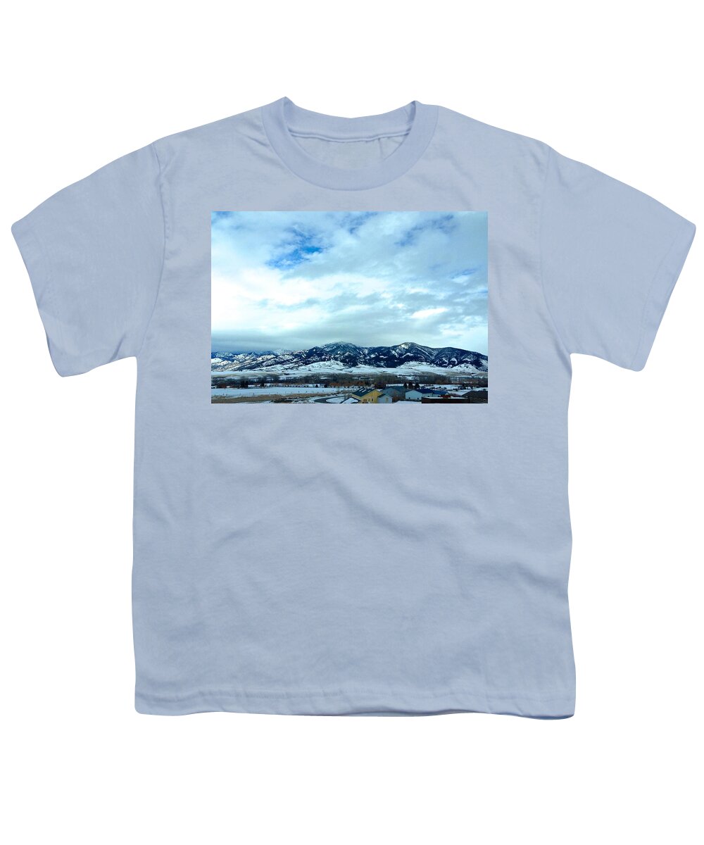 Bozeman Youth T-Shirt featuring the photograph Back in Bozeman by M West