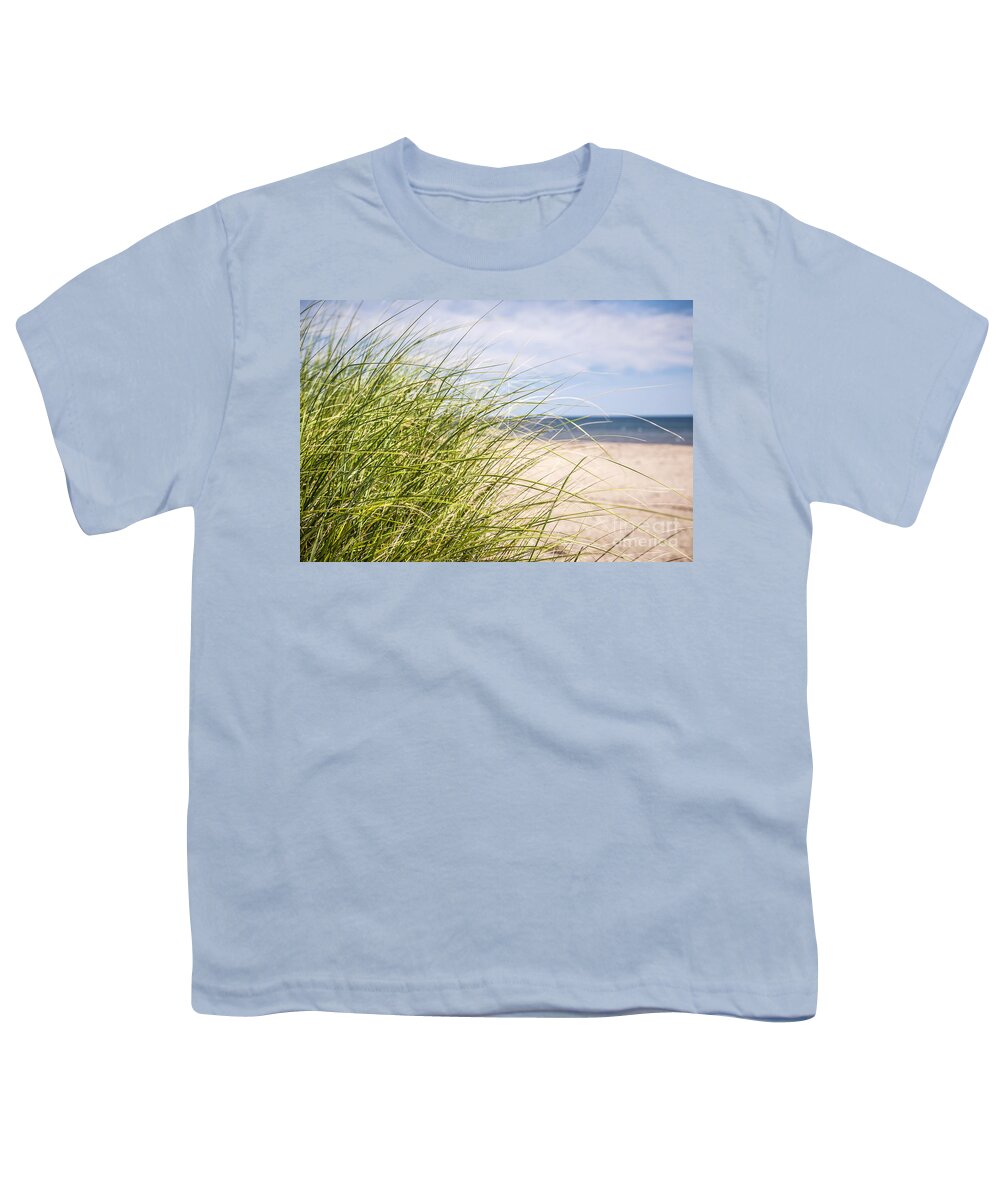 Grass Youth T-Shirt featuring the photograph Beach grass by Elena Elisseeva