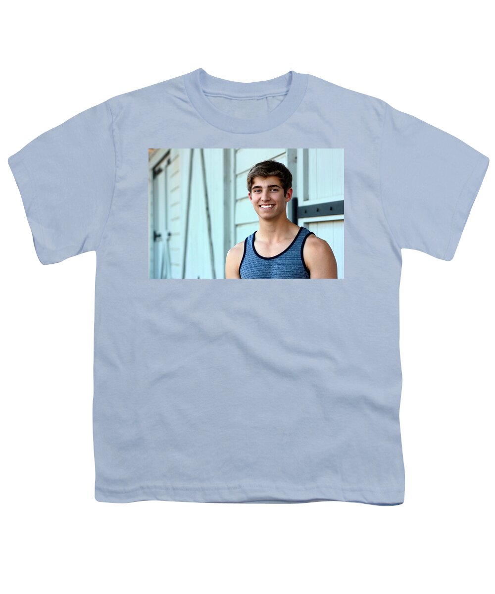 David Dunmoyer Youth T-Shirt featuring the photograph Blue 2 by Randy Wehner