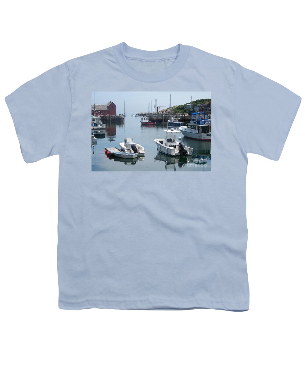 Boating Community Youth T-Shirt featuring the photograph Massachusetts Boating Community by Eunice Miller
