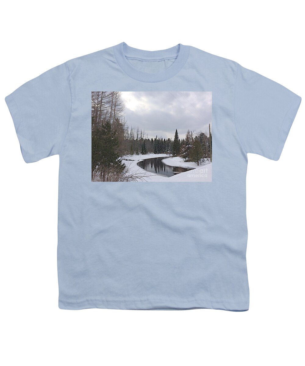 Jordan River Youth T-Shirt featuring the photograph Crossing.jpg by Joseph Yarbrough