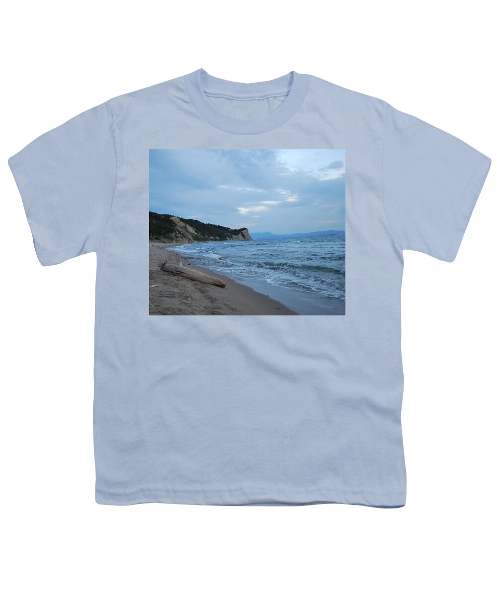 Erikousa Youth T-Shirt featuring the photograph Drift Wood two by George Katechis