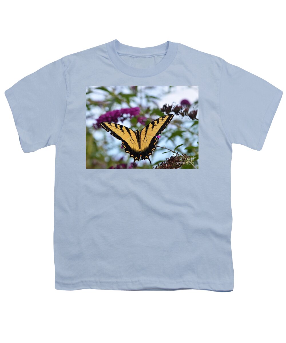 Butterfly Youth T-Shirt featuring the photograph Feeling Pretty II by Judy Wolinsky