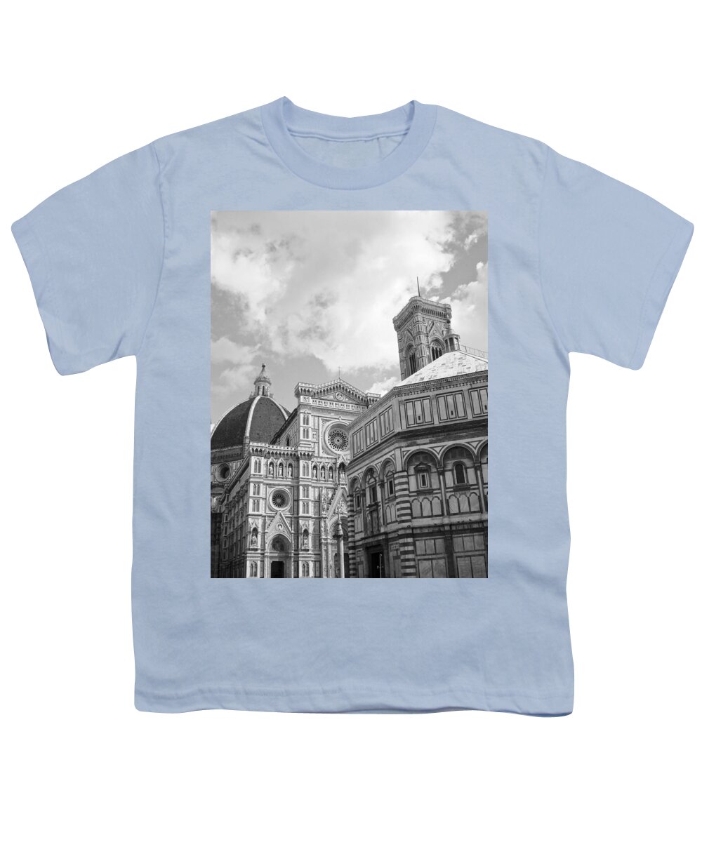 Florence - South Carolina Youth T-Shirt featuring the photograph Florence Cathedral by Brian Kamprath