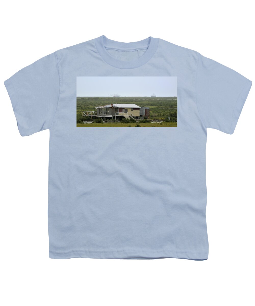 Fish Camp Youth T-Shirt featuring the photograph Louisiana fish camp by Bradford Martin