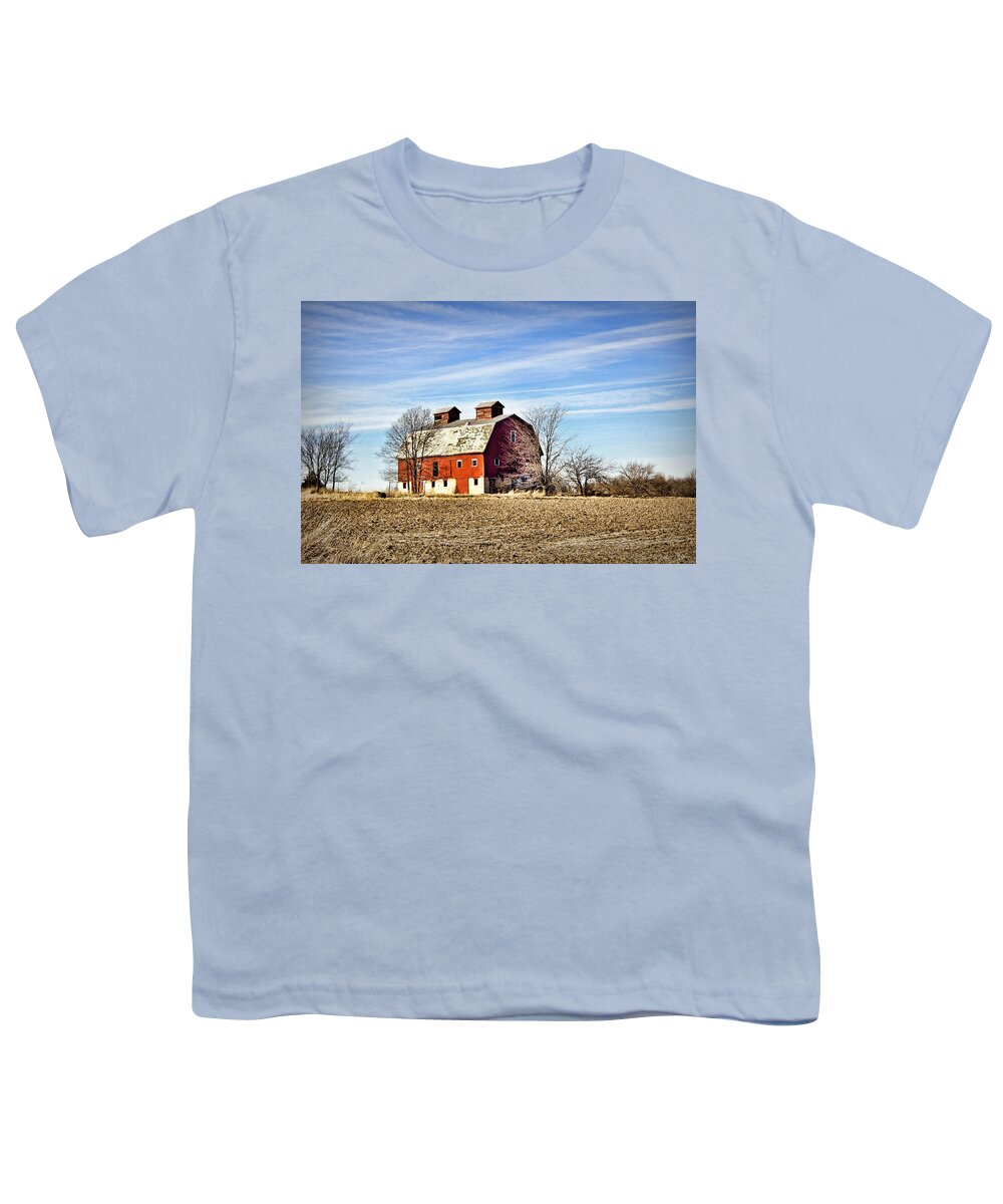 Barn Youth T-Shirt featuring the photograph Monroe County Barn by Cricket Hackmann