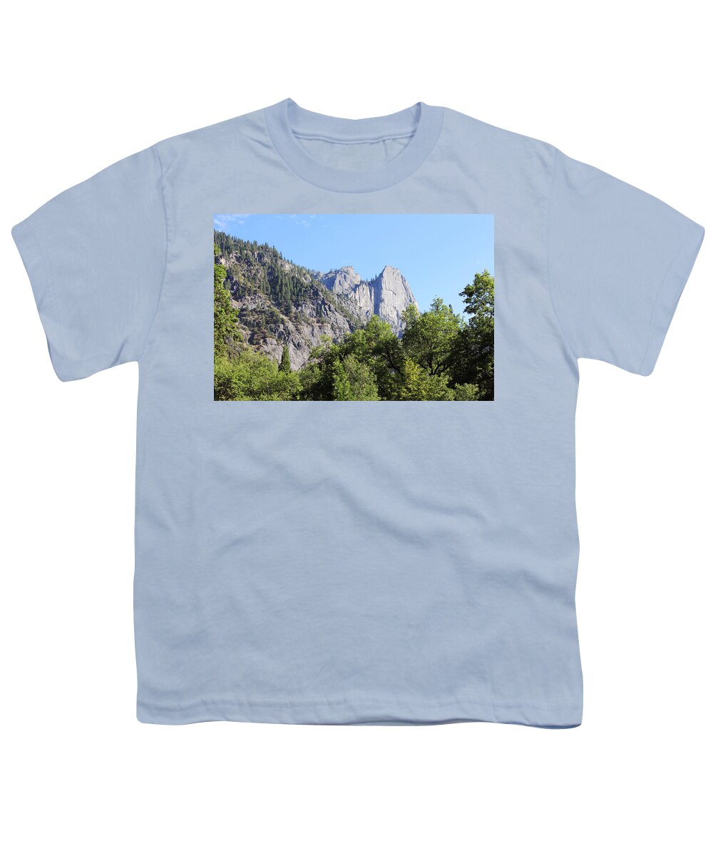 Mountains Youth T-Shirt featuring the photograph Mountain. Yosemite by Masha Batkova