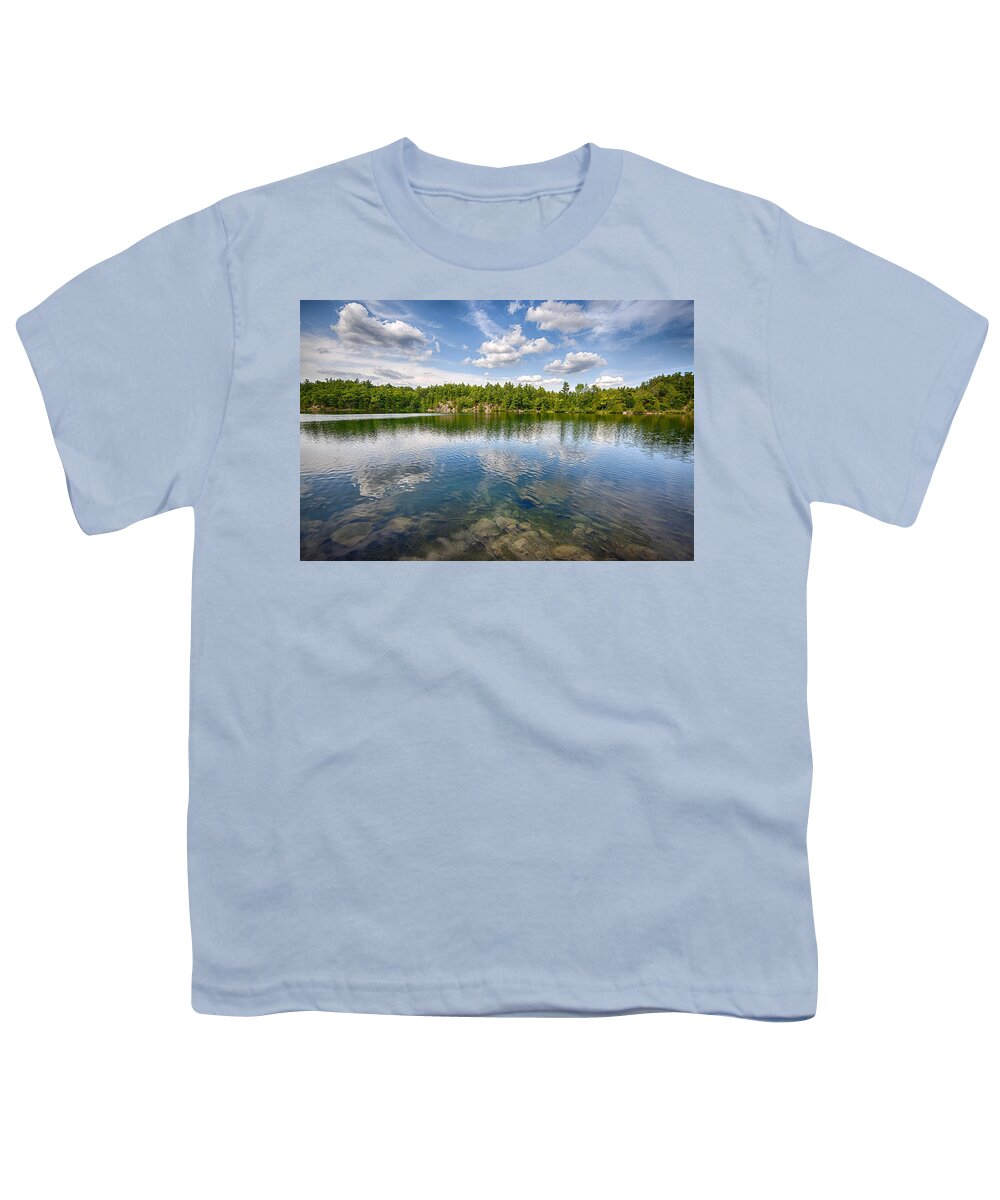 Lake Youth T-Shirt featuring the photograph Pink Lake by Eunice Gibb