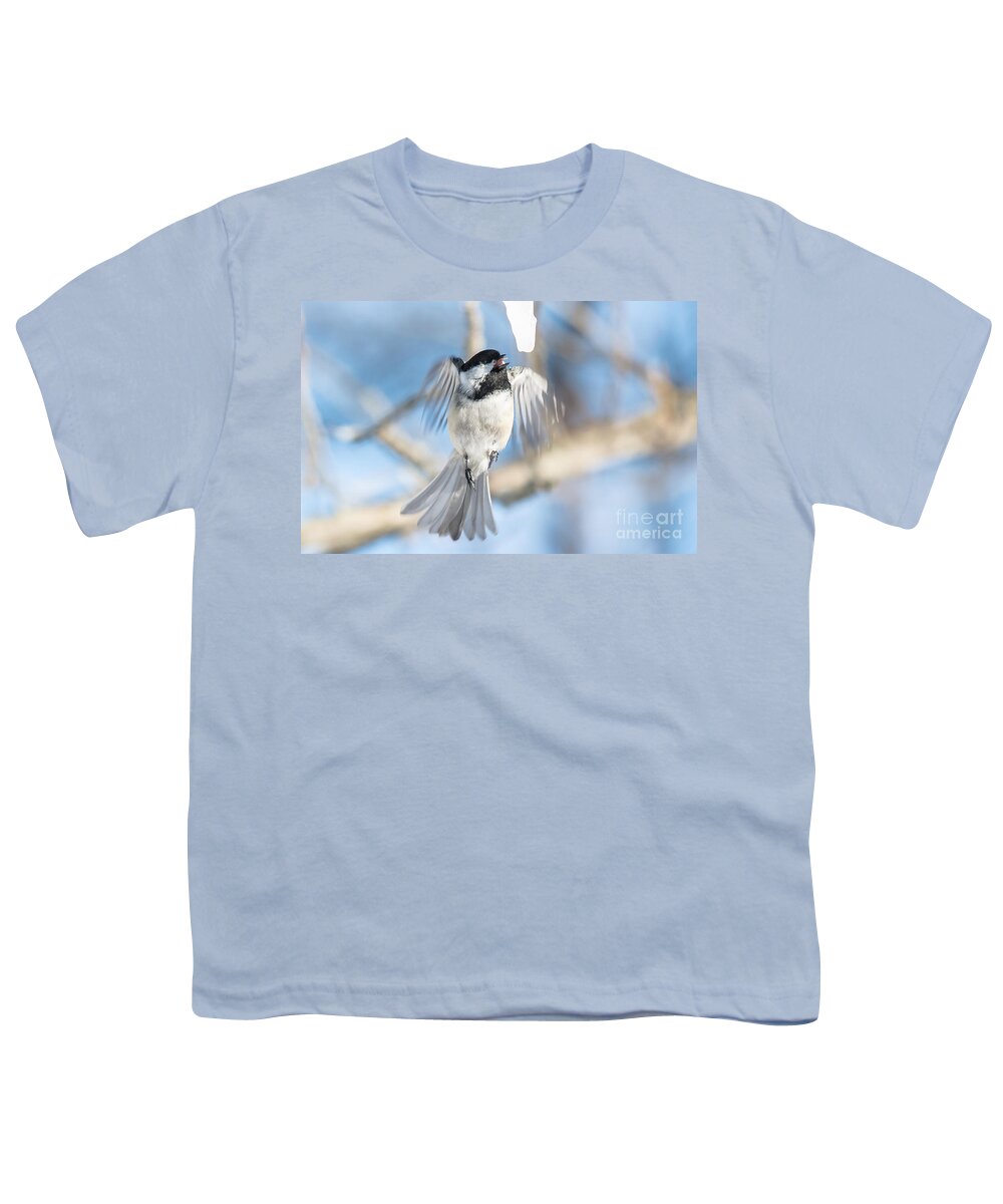 Blue Sky Youth T-Shirt featuring the photograph Ready for a lick by Cheryl Baxter
