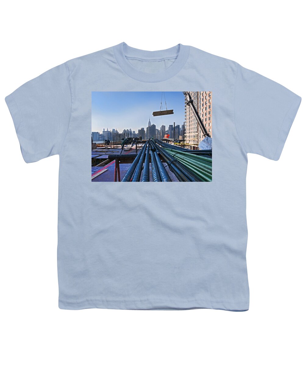  Youth T-Shirt featuring the photograph Rebar by Steve Sahm