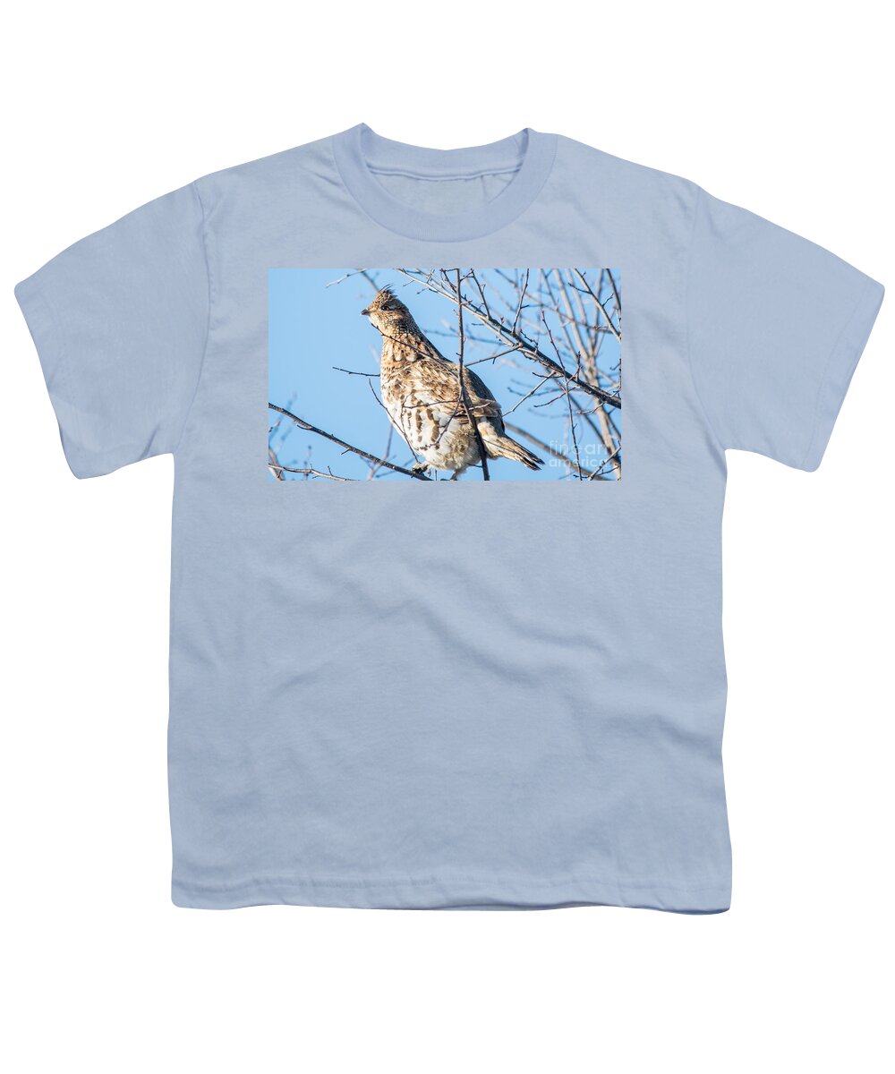  Youth T-Shirt featuring the photograph Ruffed Grouse by Cheryl Baxter