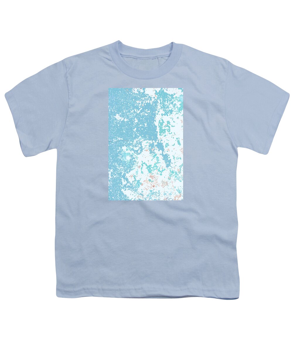 Abstract Youth T-Shirt featuring the photograph Sidewalk Abstract-9 by Art Block Collections