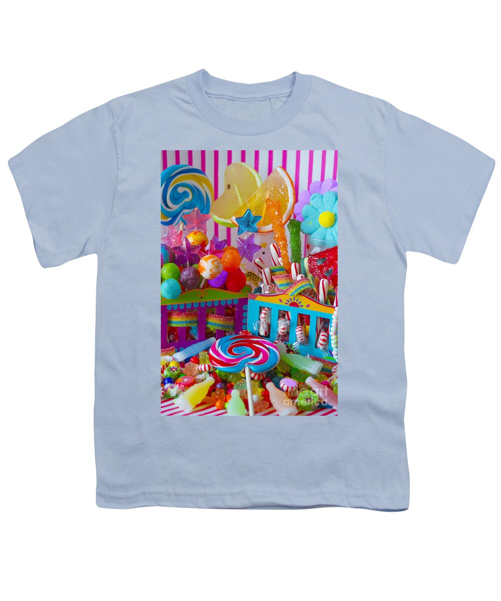 Candy Youth T-Shirt featuring the digital art Sweets 3 by MGL Meiklejohn Graphics Licensing