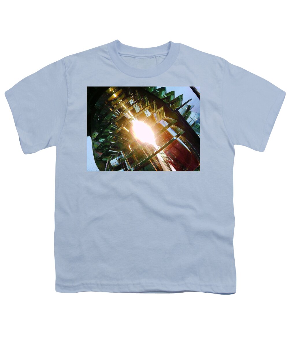 Lighthouse Youth T-Shirt featuring the photograph The Light by Daniel Thompson
