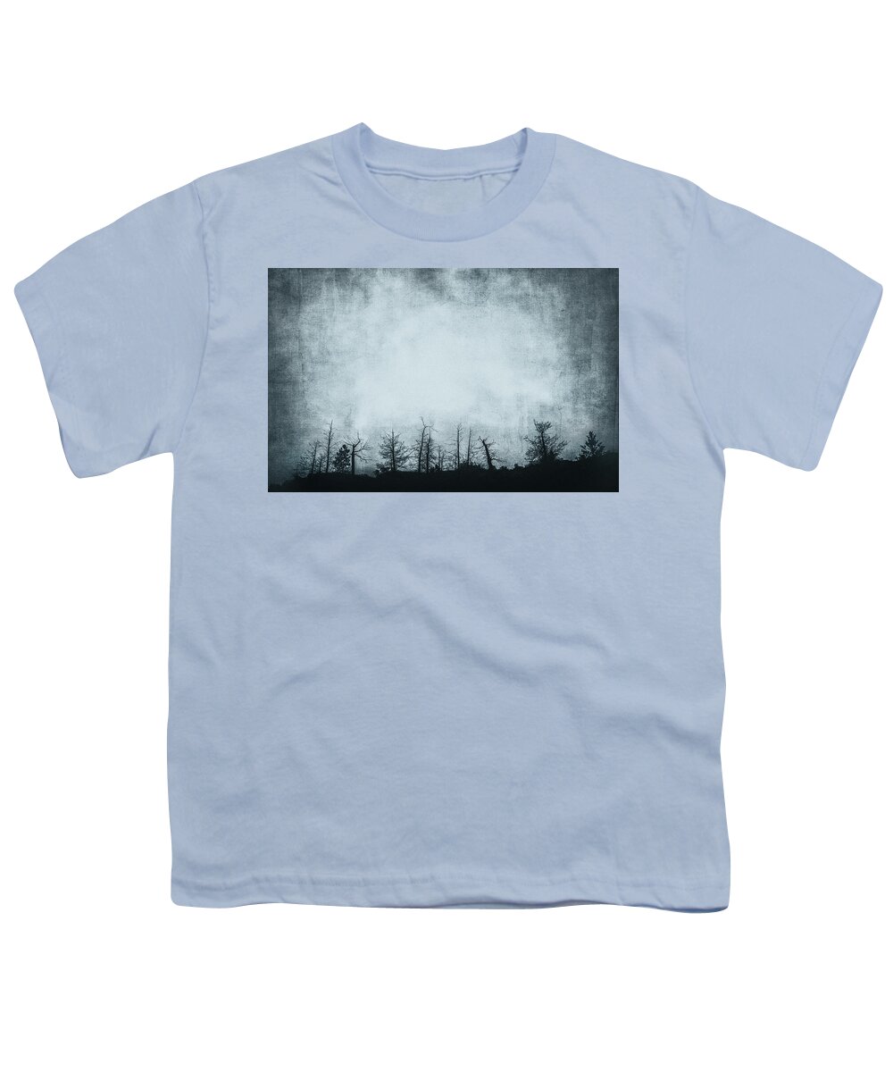 Grunge Youth T-Shirt featuring the photograph The Trees On The Ridge by Theresa Tahara