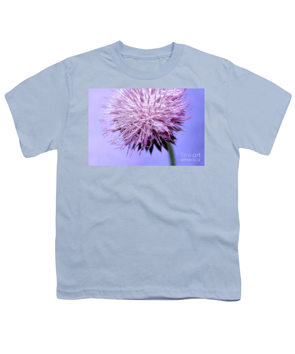 Thistle Youth T-Shirt featuring the photograph Thistle Queen by Krissy Katsimbras