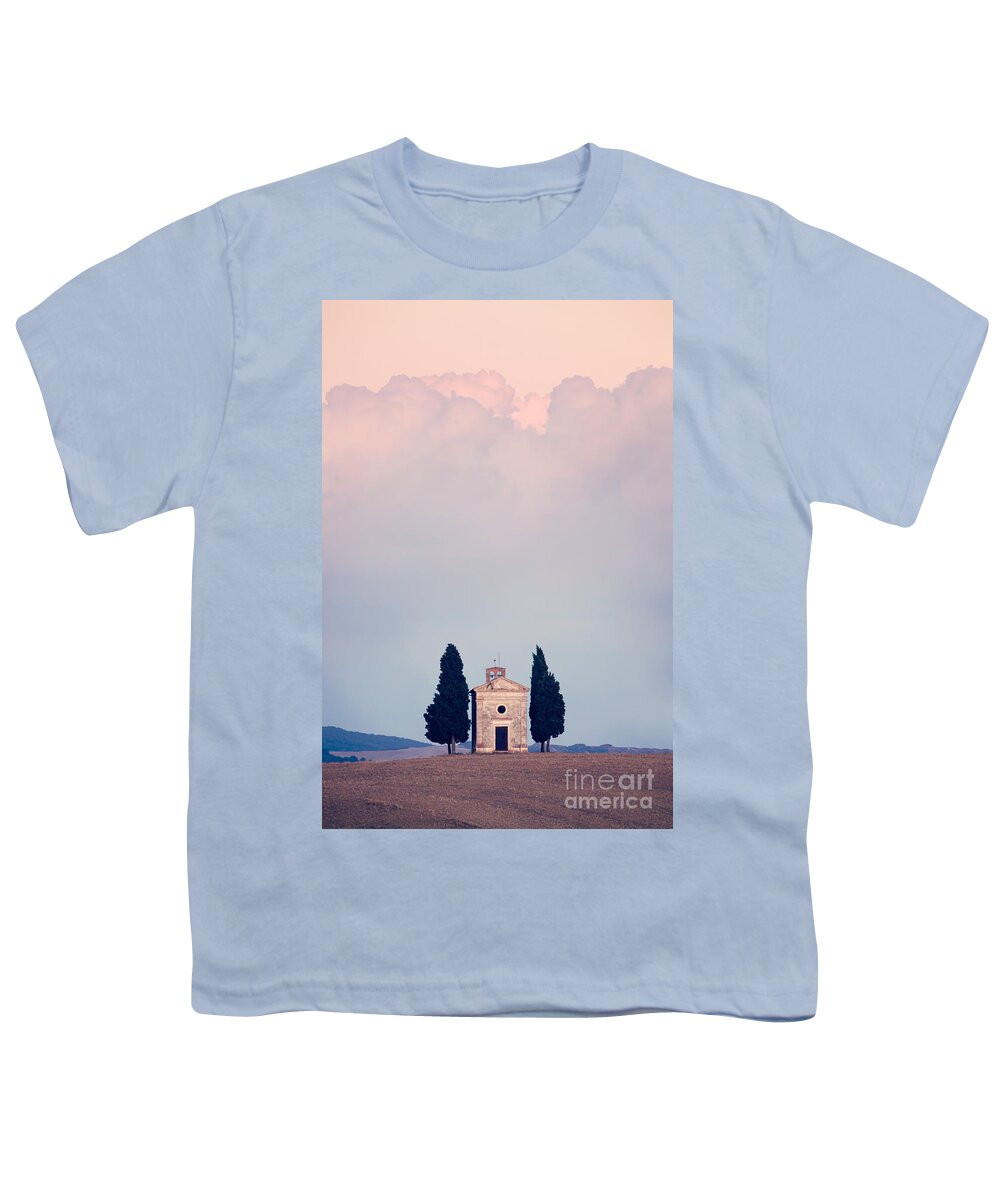 Tuscany Youth T-Shirt featuring the photograph Vitaleta by Matteo Colombo