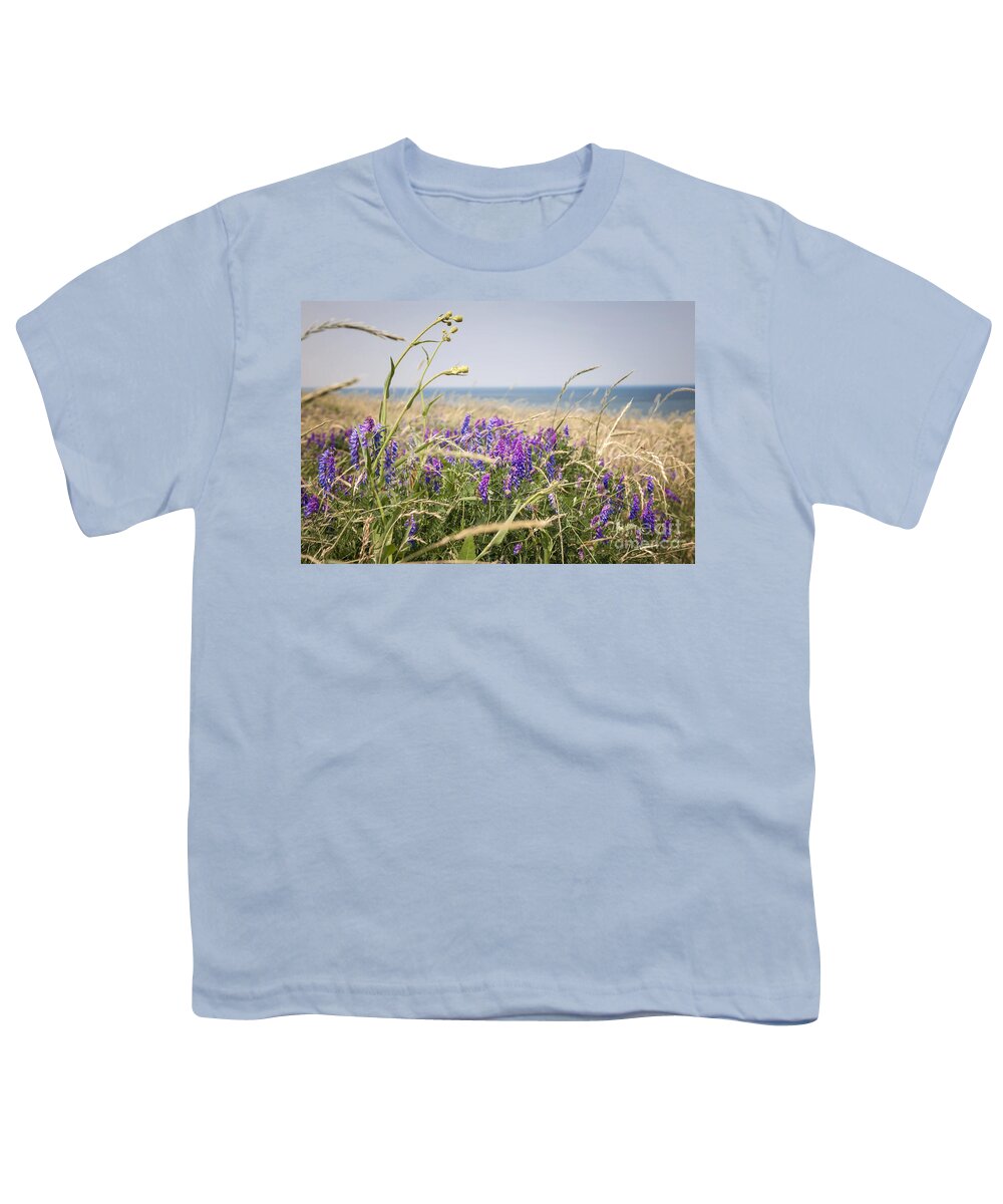 Wildflowers Youth T-Shirt featuring the photograph Wildflowers on Prince Edward Island by Elena Elisseeva