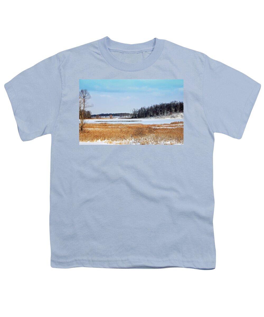 Landscape Youth T-Shirt featuring the photograph Winter Escape by Aimee L Maher ALM GALLERY