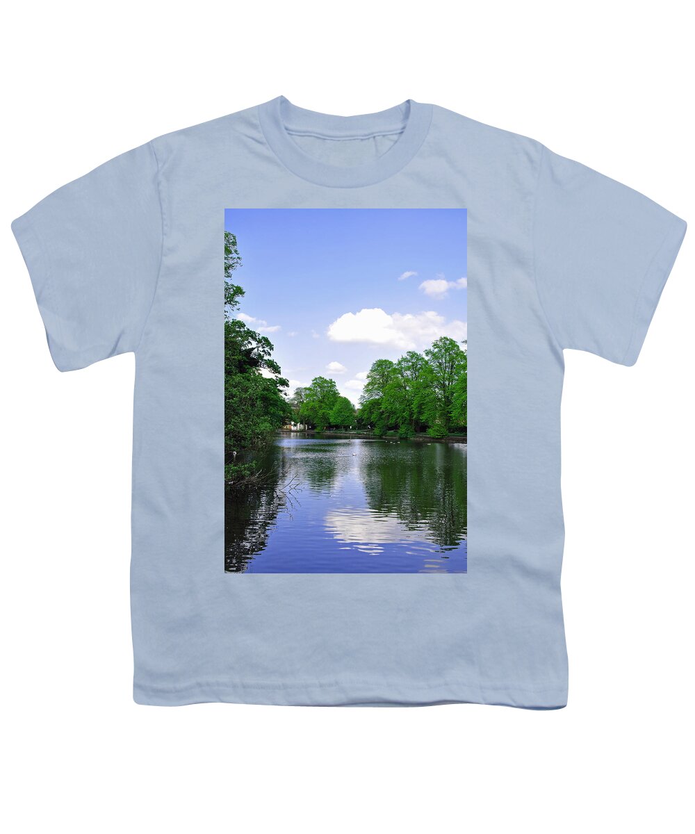 Water Youth T-Shirt featuring the photograph Minster Pool - Lichfield by Rod Johnson