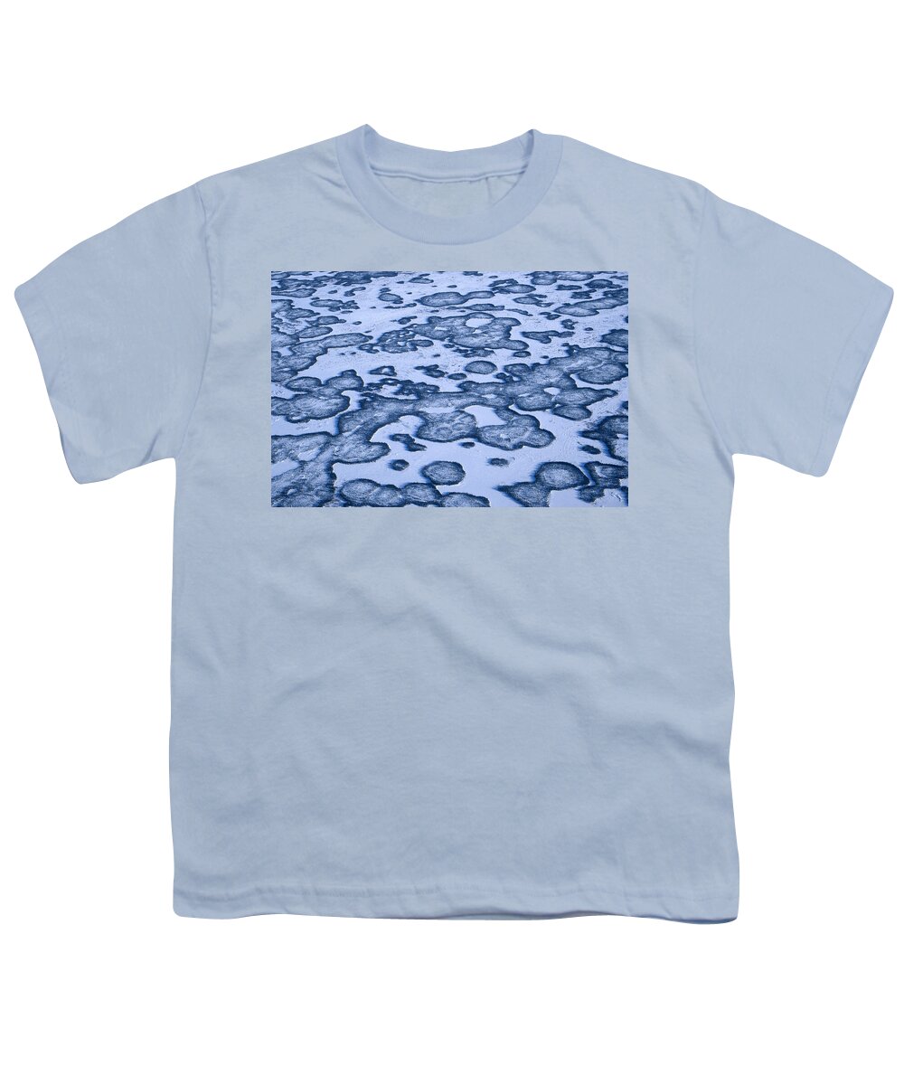 Mp Youth T-Shirt featuring the photograph Aerial View Of Frozen Tundra by Konrad Wothe
