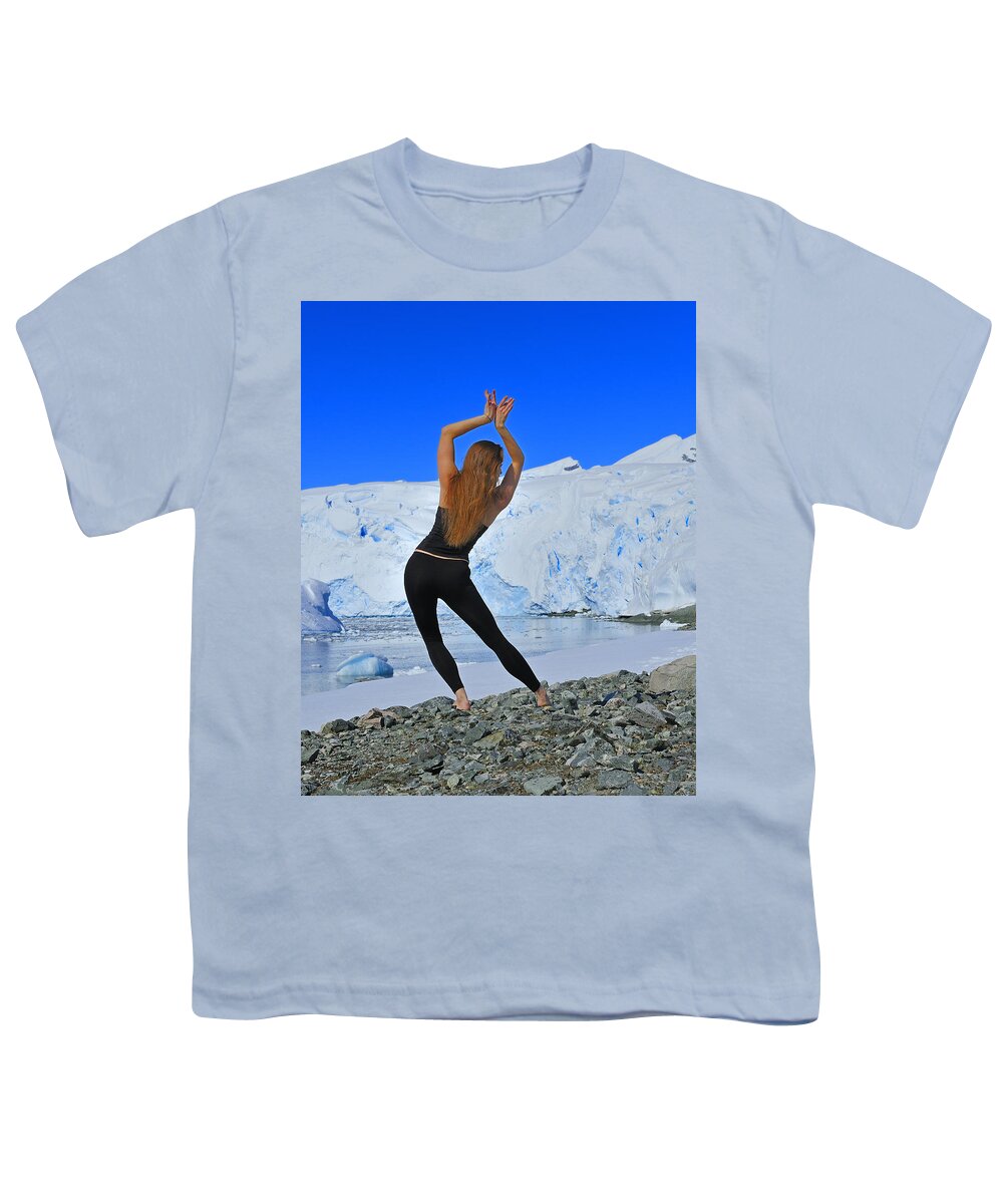 Antarctica Youth T-Shirt featuring the photograph Global Warming by Tony Beck