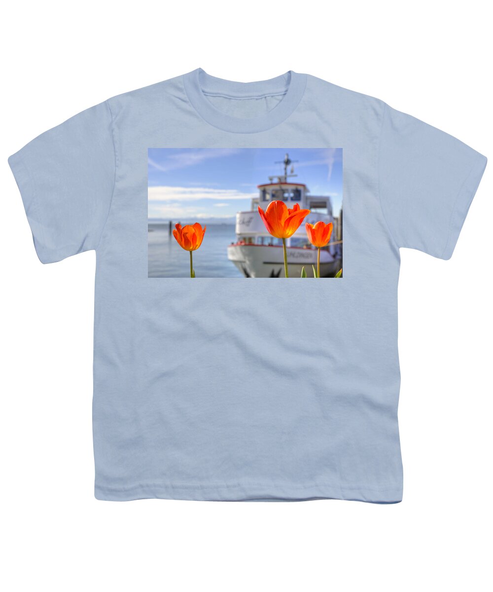 Uhldingen Youth T-Shirt featuring the photograph Lake Constance by Joana Kruse