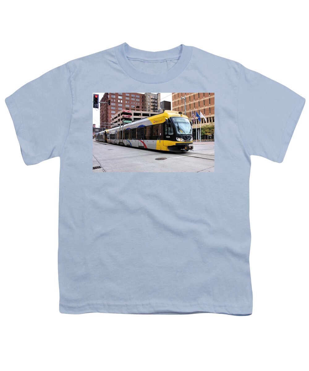 Metro Transit Youth T-Shirt featuring the photograph Metro Transit by Kristin Elmquist