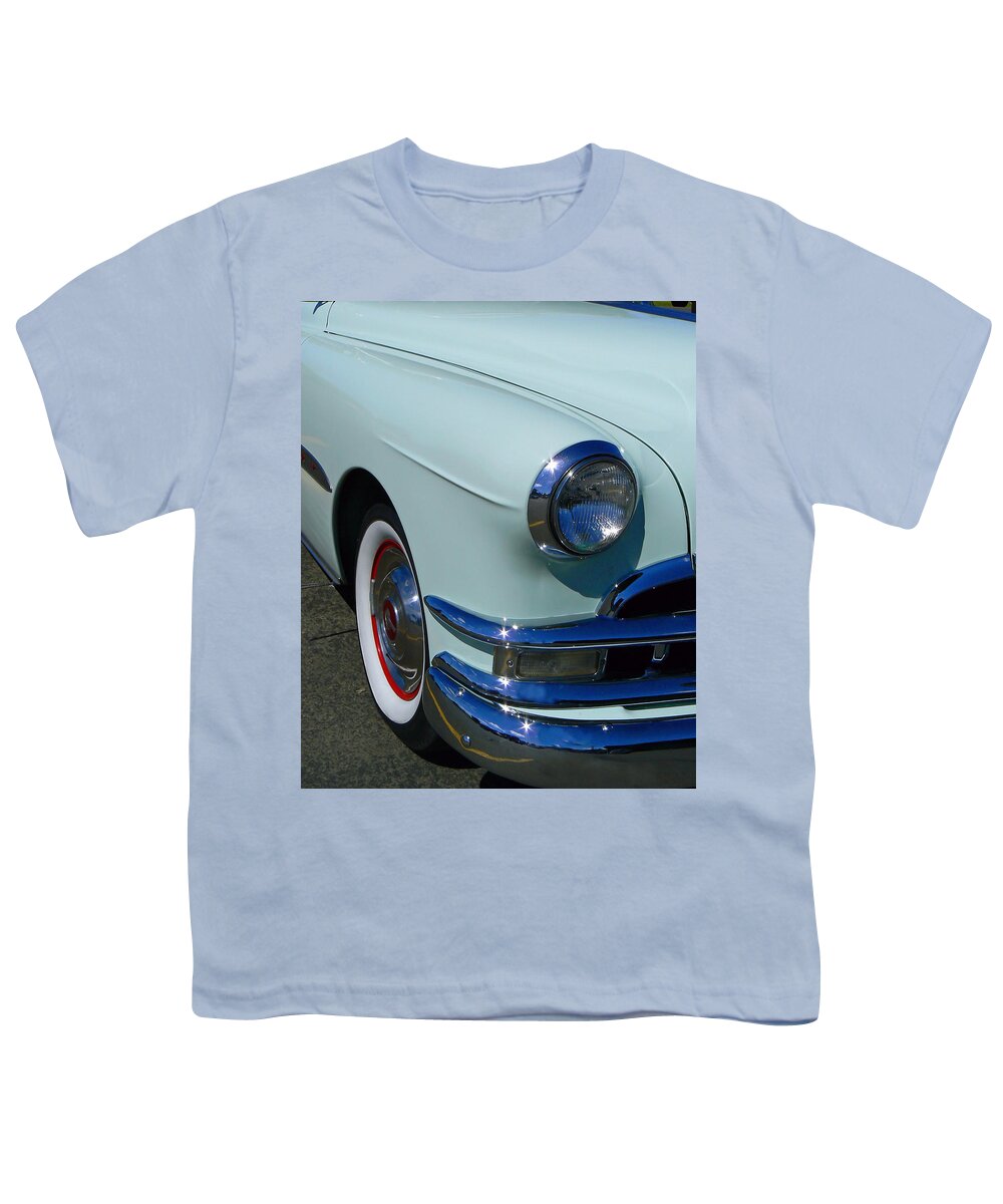 Pontiac Youth T-Shirt featuring the photograph Pontiac Eight by Pamela Patch