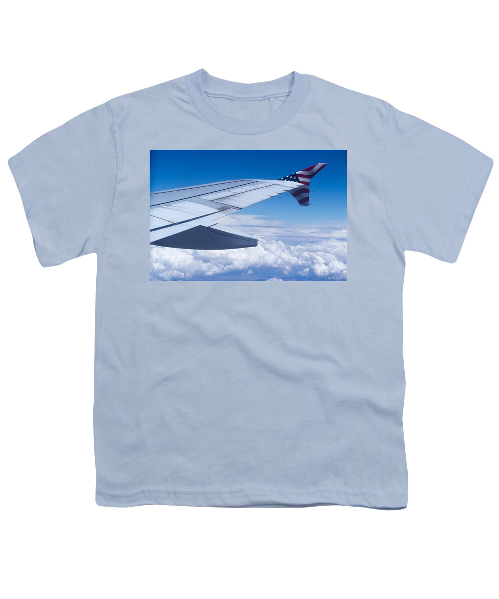 America Youth T-Shirt featuring the photograph Reaching New Heights by Heidi Smith