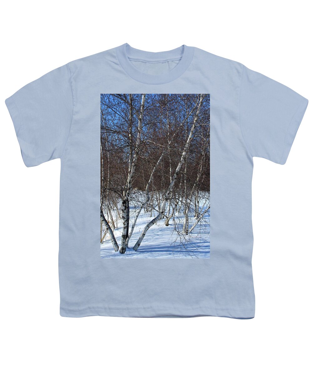 Birch Youth T-Shirt featuring the photograph Ephemeral Joy #1 by Michiale Schneider