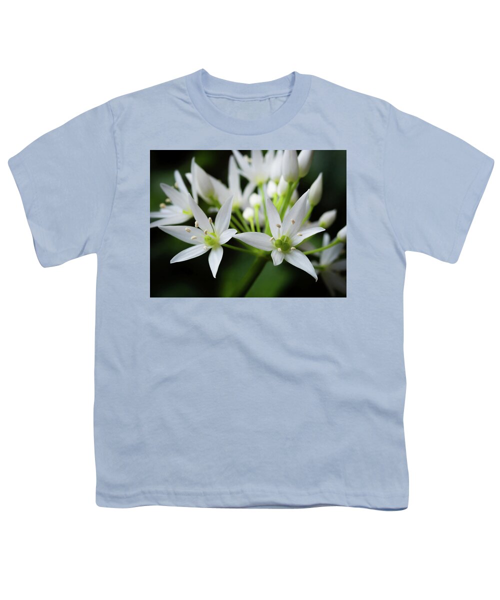 Wild Garlic Youth T-Shirt featuring the photograph Wild Garlic #1 by Nick Bywater