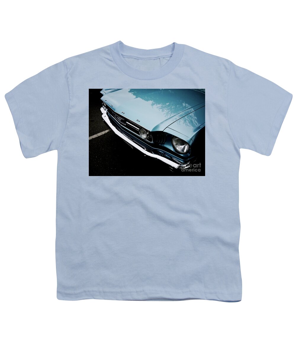 1966 Youth T-Shirt featuring the photograph 1966 Ford Mustang by M G Whittingham