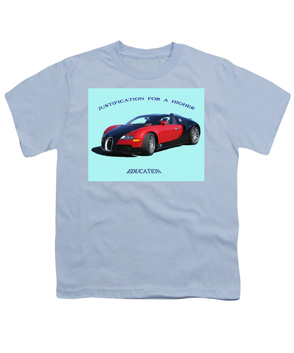 Imagine Your Car Featured On A Tee-shirt Or Motivation Poster Youth T-Shirt featuring the photograph 2010 Bugatti Veyron by Jack Pumphrey
