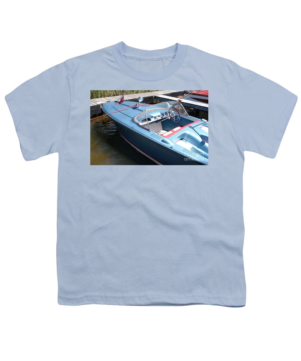 Boat Youth T-Shirt featuring the photograph Silver Arrow by Neil Zimmerman