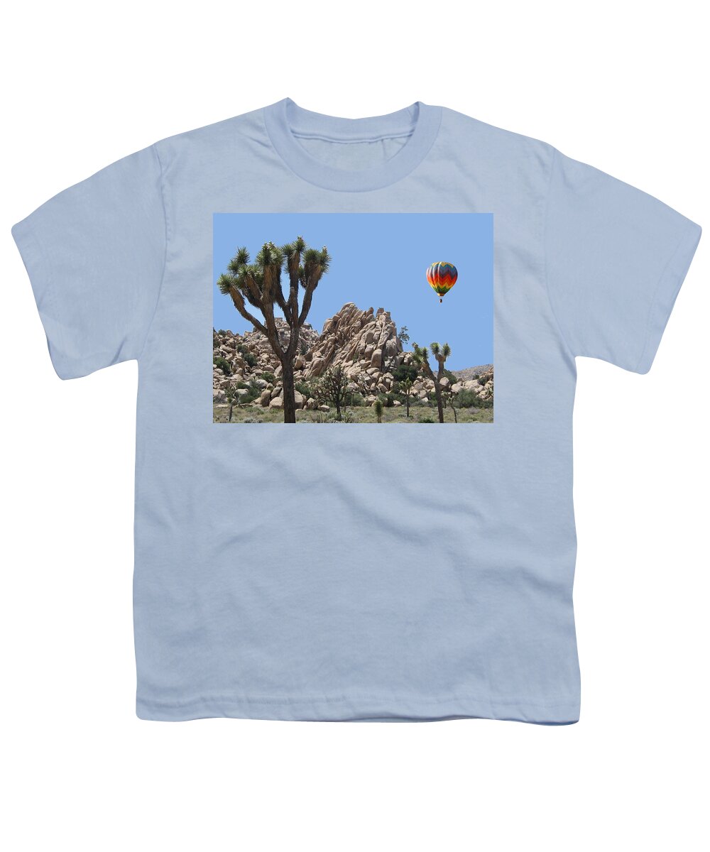 Joshua Youth T-Shirt featuring the digital art Joshua Landing #3 by Gary Baird