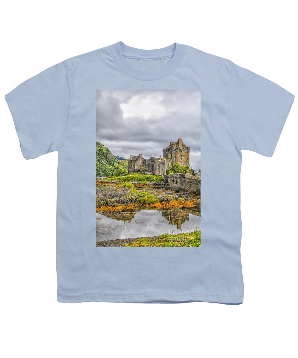 Ancient Youth T-Shirt featuring the photograph Eilean Donan castle by Patricia Hofmeester