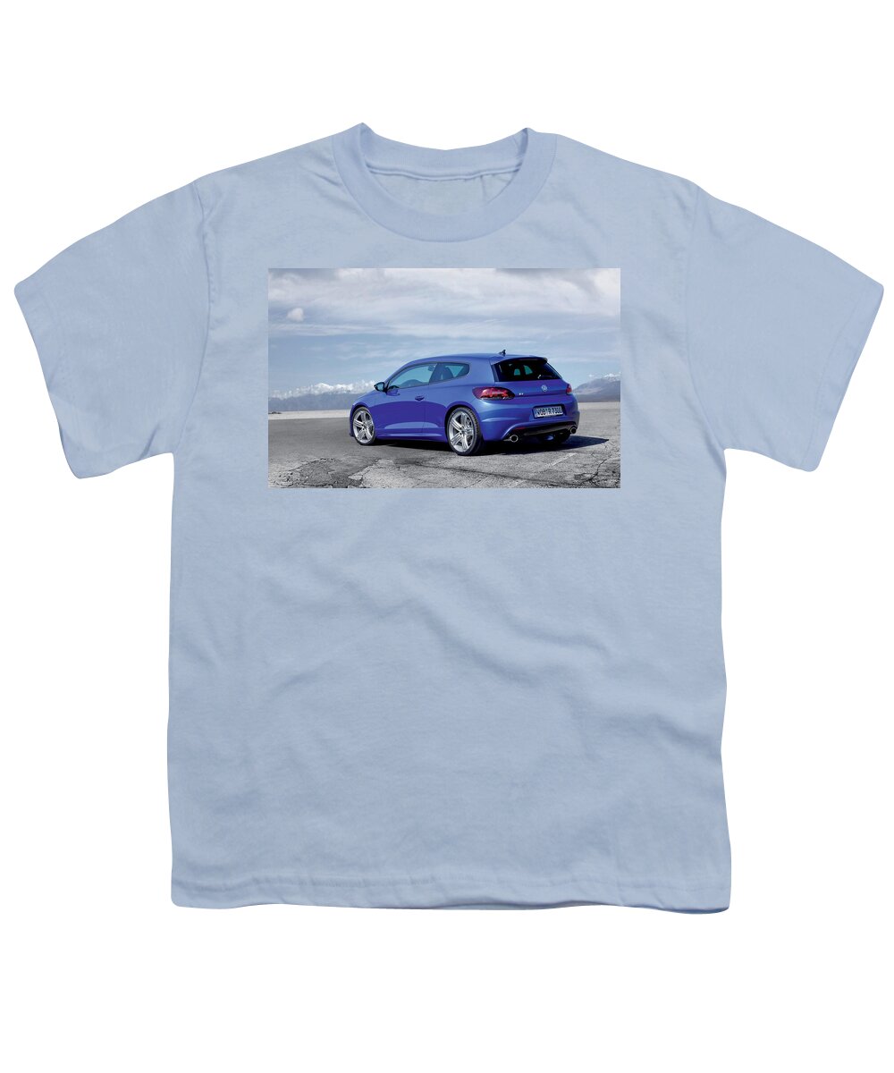Volkswagen Youth T-Shirt featuring the digital art Volkswagen #5 by Super Lovely