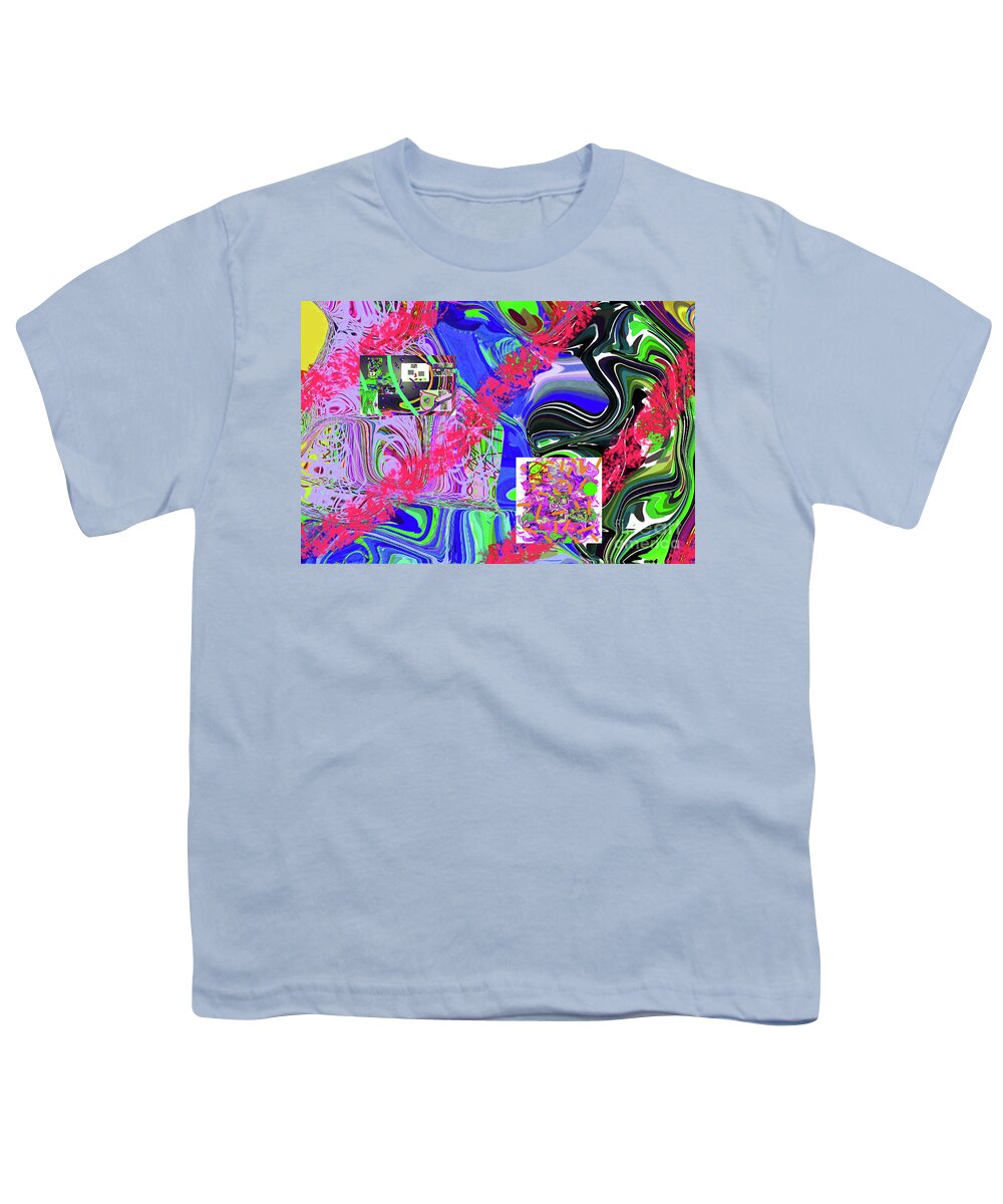 Walter Paul Bebirian Youth T-Shirt featuring the digital art 7-15-2015babcdefghijklmnopqrtuvwx by Walter Paul Bebirian