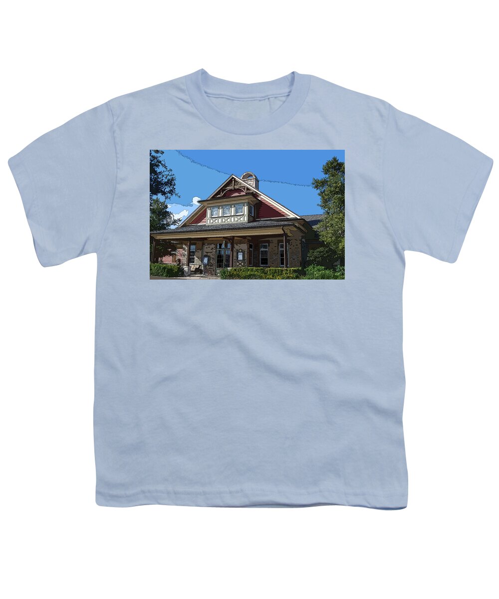 Architecture Youth T-Shirt featuring the photograph Arnold's by James Rentz