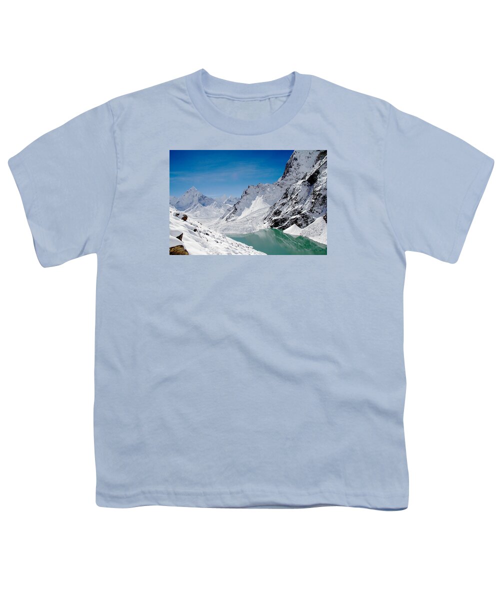 Snow Youth T-Shirt featuring the photograph Artic Landscape by Britten Adams