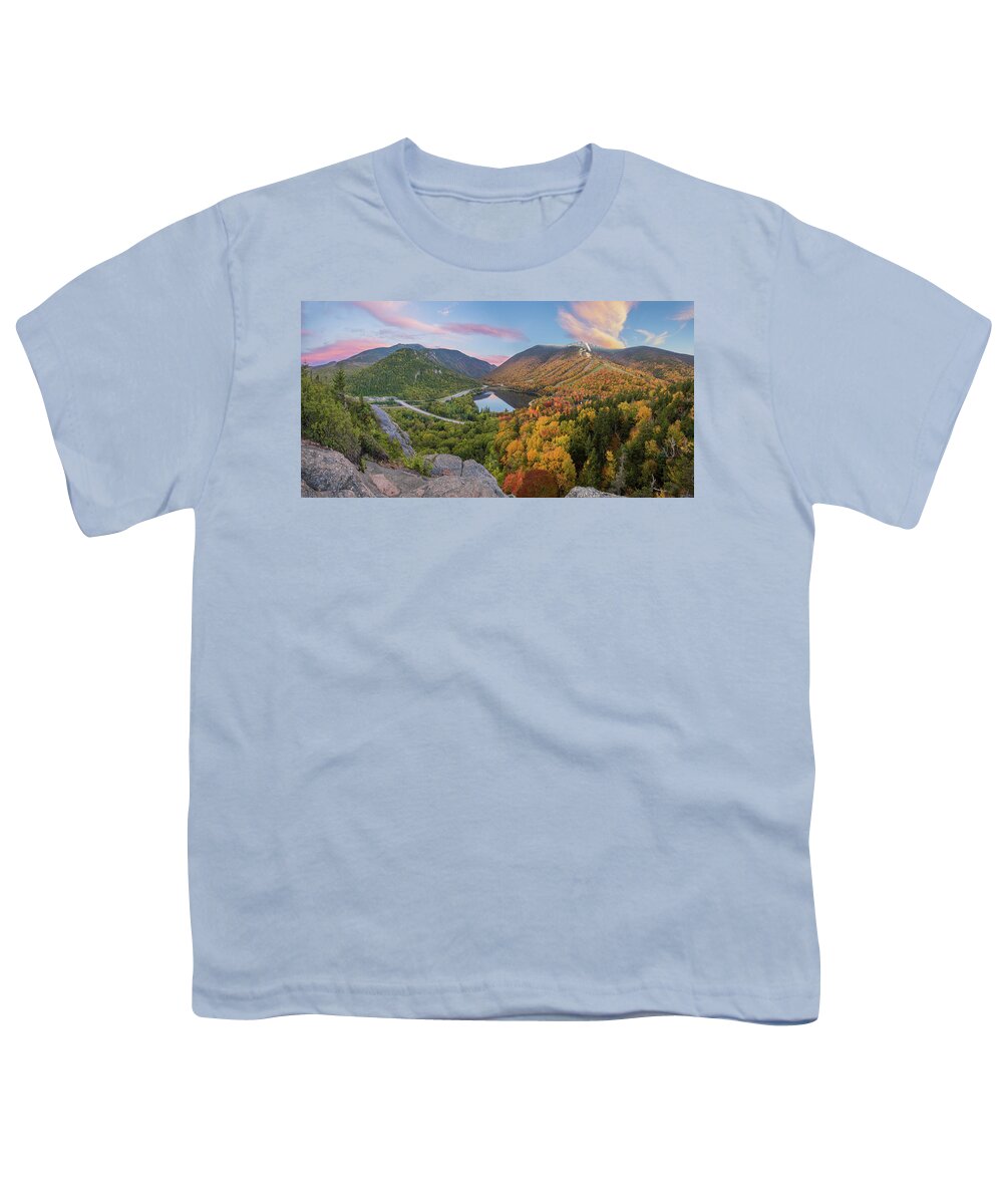 Artist's Youth T-Shirt featuring the photograph Artists Bluff - Clash of Seasons by White Mountain Images