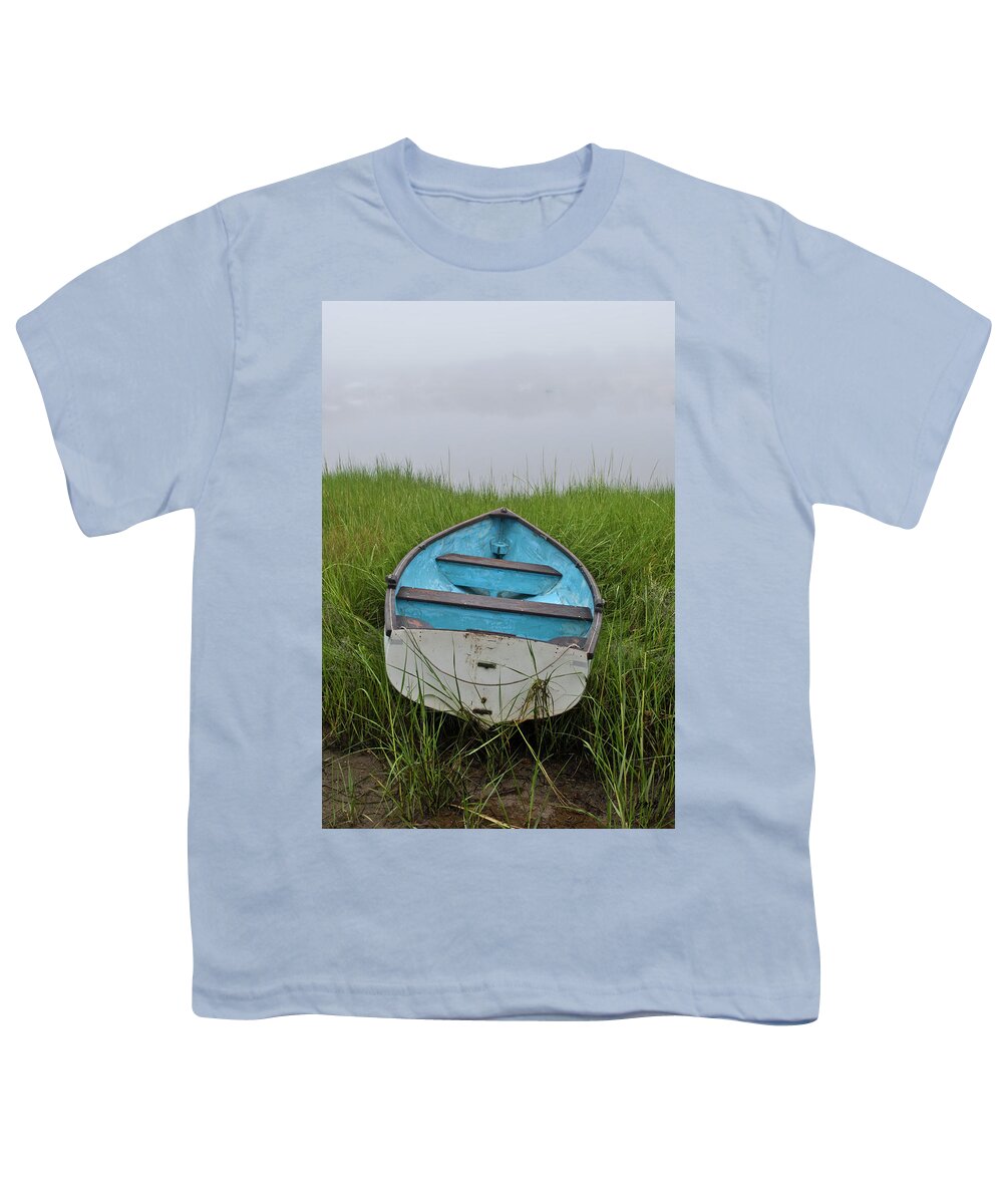 Blue Youth T-Shirt featuring the photograph Blue Boat by David Gordon