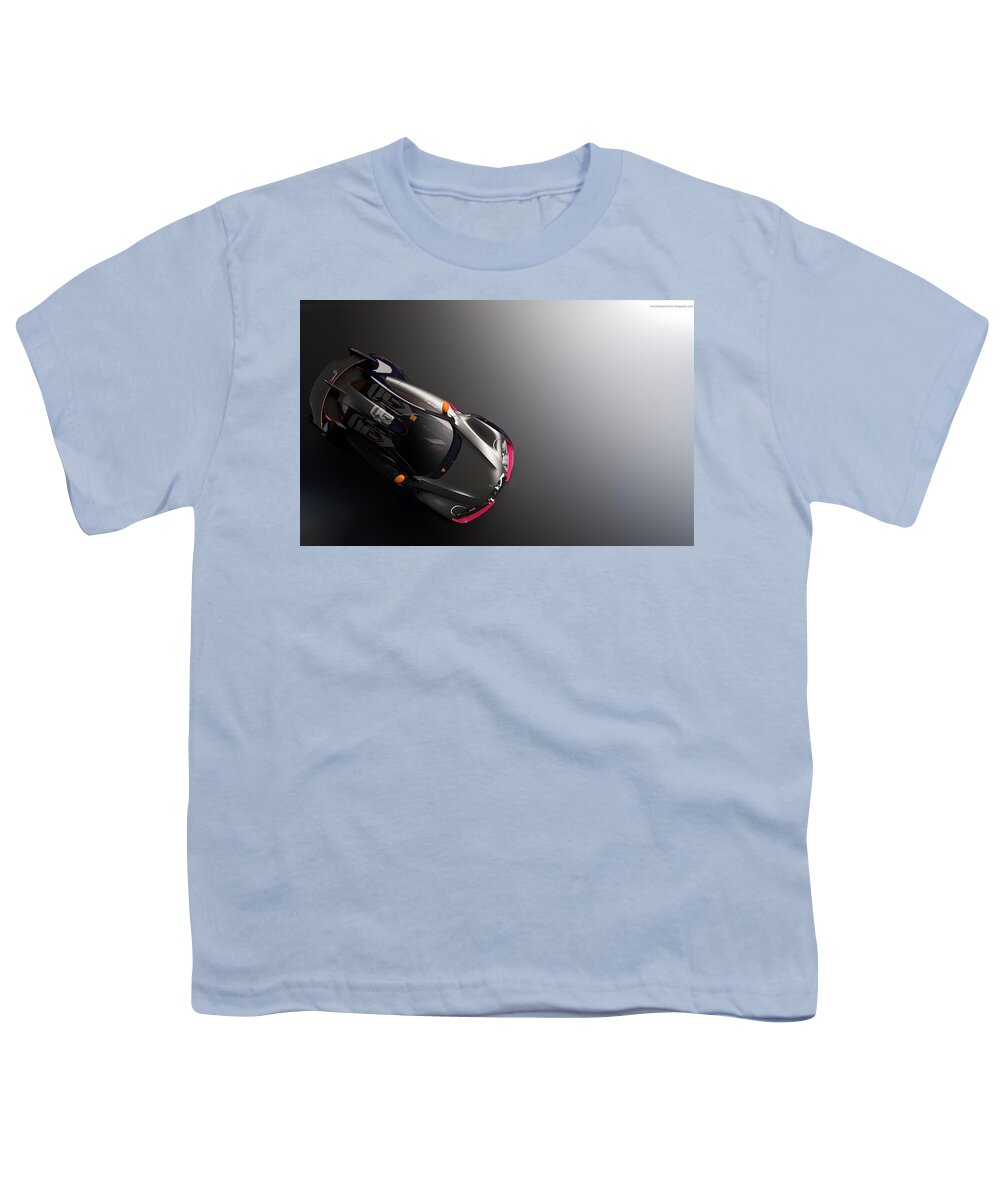 Bugatti Veyron Youth T-Shirt featuring the photograph Bugatti Veyron by Jackie Russo