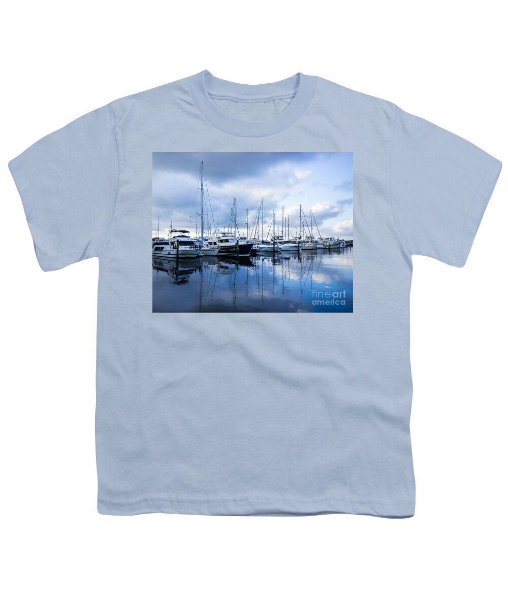 Manatee County Youth T-Shirt featuring the photograph Calm Reflections by Liesl Walsh