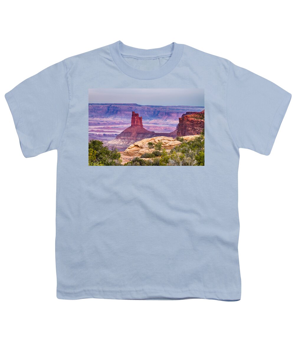 Canyonlands Youth T-Shirt featuring the photograph Canyonlands Utah Views by James BO Insogna