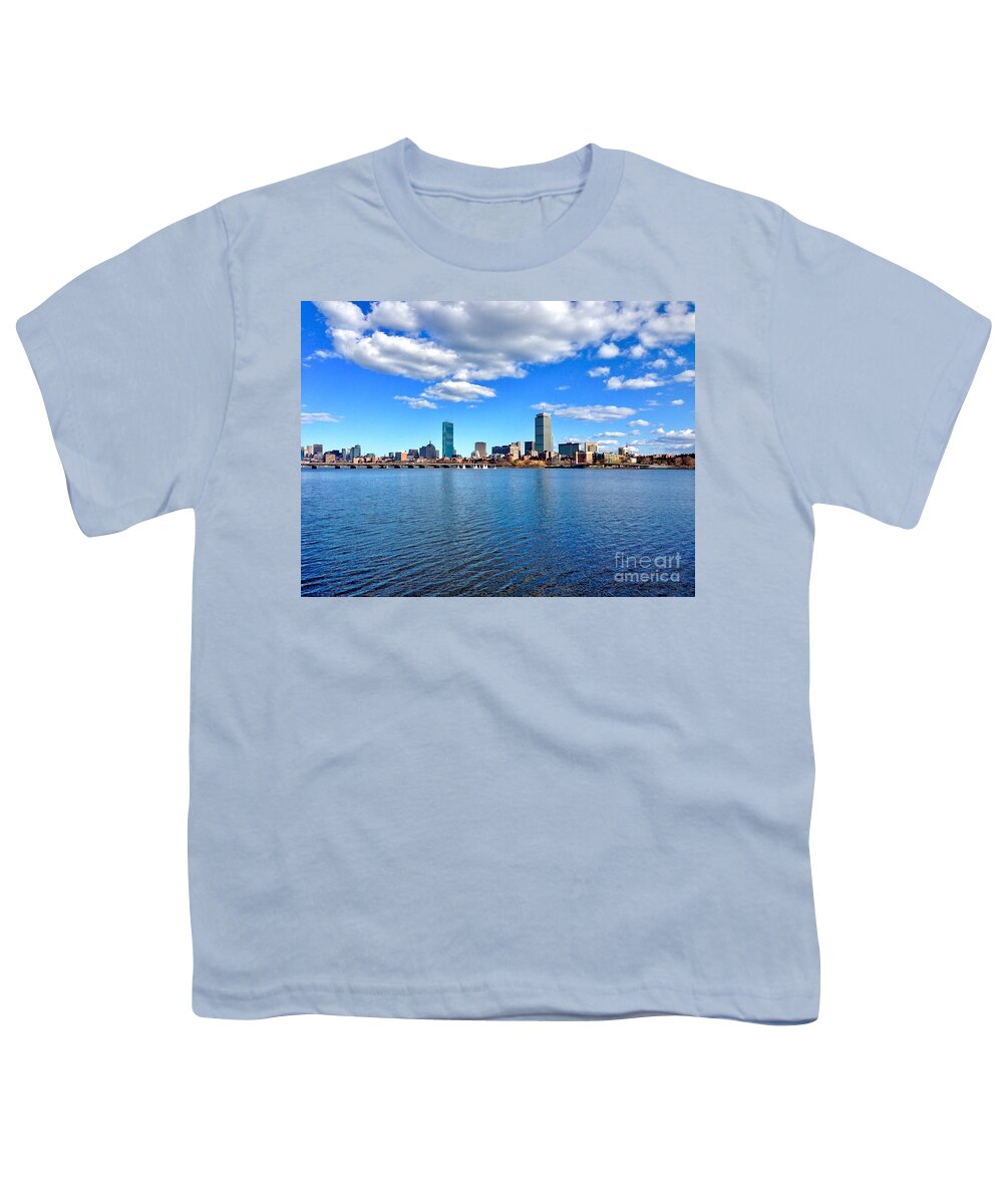 Boston Youth T-Shirt featuring the photograph Charles River by Dennis Richardson