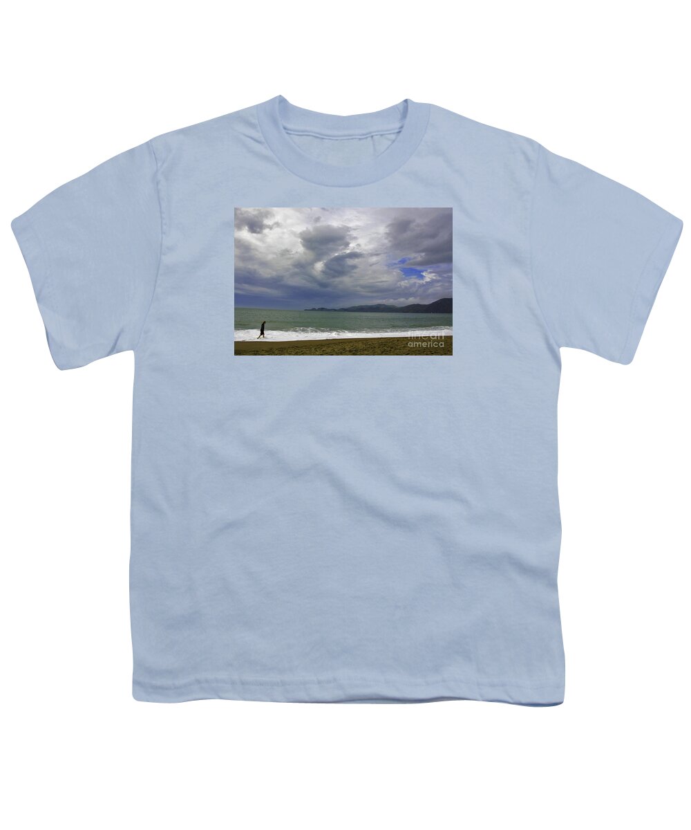 Landscape Youth T-Shirt featuring the photograph Cloudy Day by Joyce Creswell