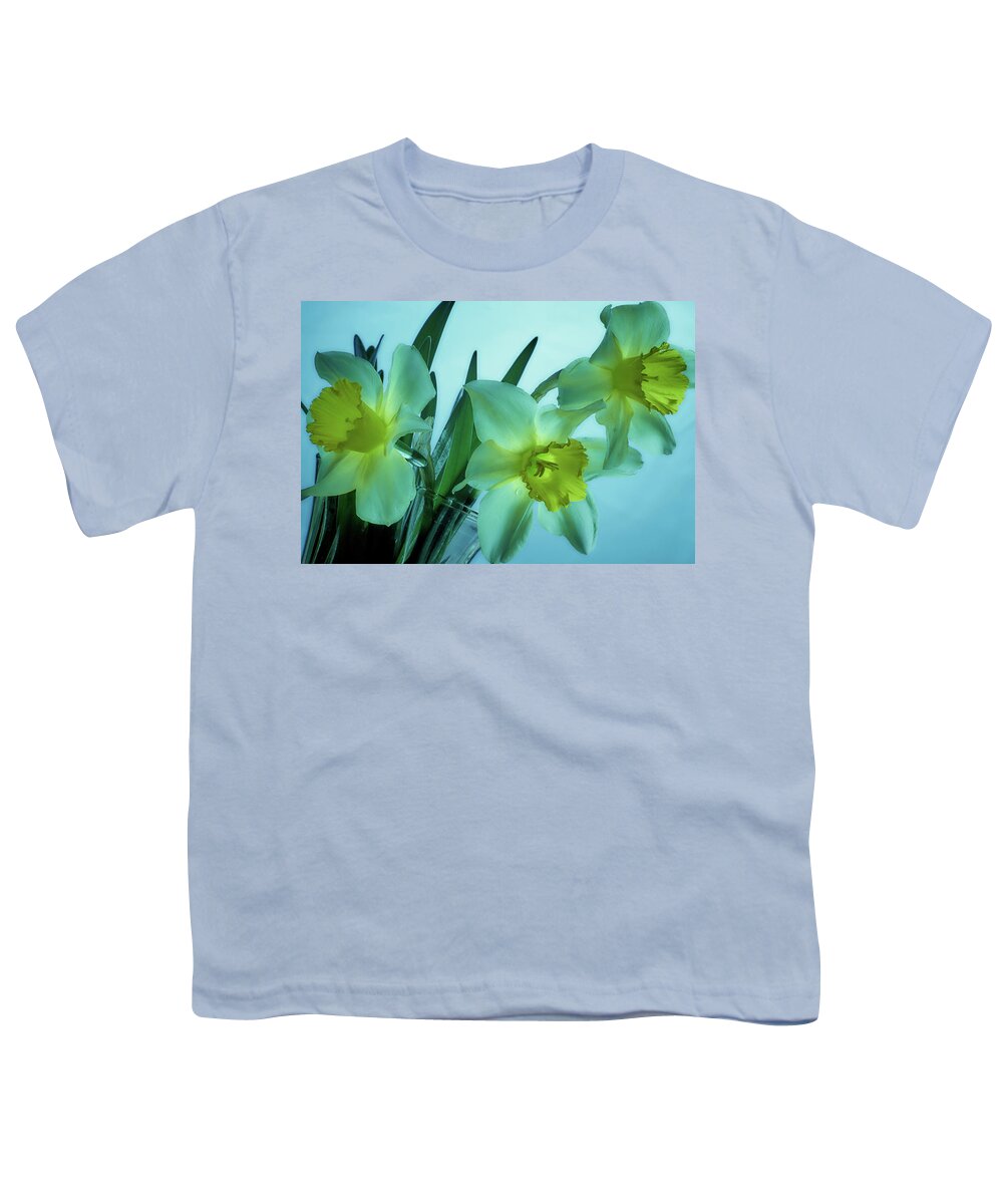 Daffodils Youth T-Shirt featuring the photograph Daffodils2 by Loni Collins